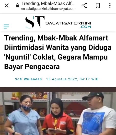 Panggil Saja Nisa On Twitter Rt Hipohan Kasir Alfamart Berhasil