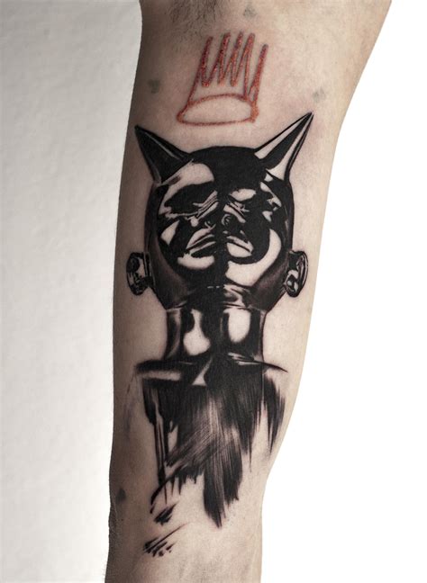 My first ever tattoo: Album Cover Art from J. Cole's "Born Sinner