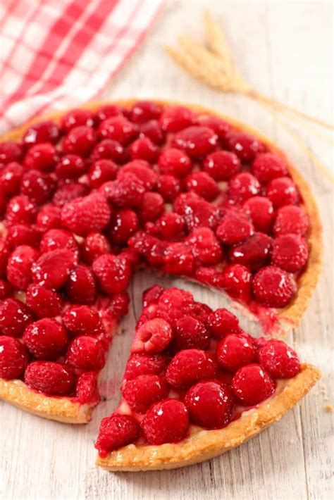 Receta de tarta de frambuesas al estilo casero muy fácil