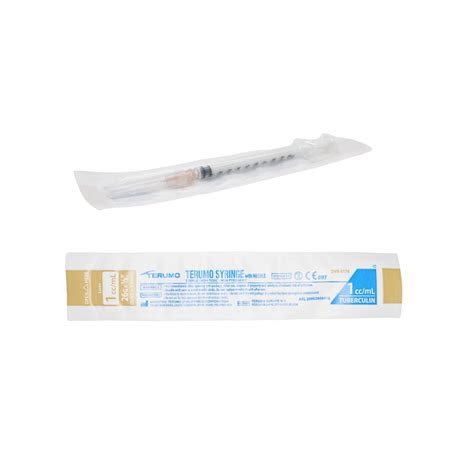 Terumo Syringe With Needle Cc Ml Box Pcs Farmaku