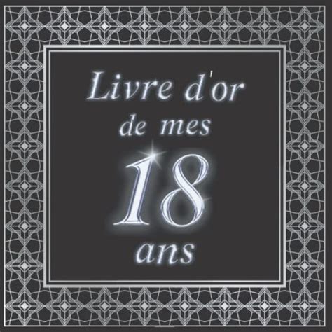 livre d or anniversaire 18 ans carnet de note original à remplir