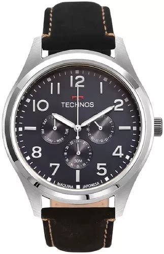 Reloj Technos Classic Steel 6p29akk 0a Para Hombre Color De La Correa