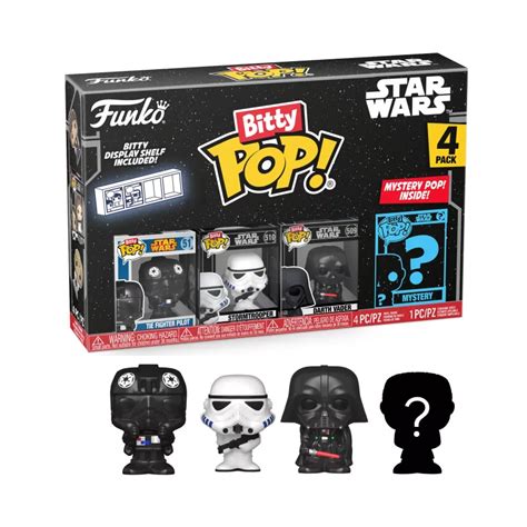 Funko Bitty Pop Pack Cm Star Wars Fighter Pilot Stormtrooper