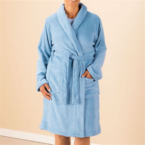 Fleece Bathrobe Bathrobe Womens Robe Walter Drake