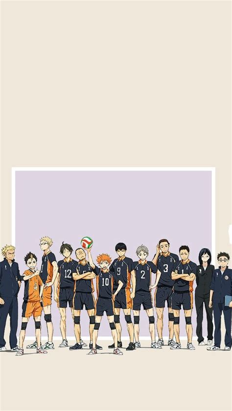 Haikyuu Karasuno Team Volleyball Characters 4k Wallpaper 55 Off