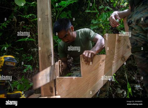 U S Marine Corps Cpl Joshua Pulanco A Combat Engineer With Task