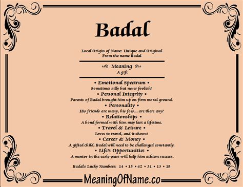 Badal Meaning Of Name