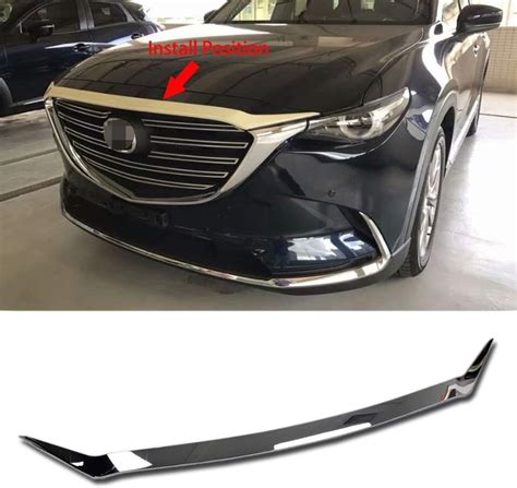 Auto Parts And Accessories 2pcs Silver Rear Bumper Sill Molding Trim Fits For Mazda Cx 9 Cx9 2017