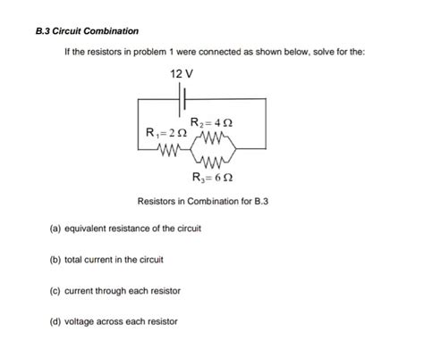 Answered Circuit Combination If The Resistors Bartleby