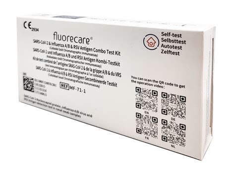 Fluorecare SARS CoV 2 Flu A B RSV Antigen Combo Test Kit