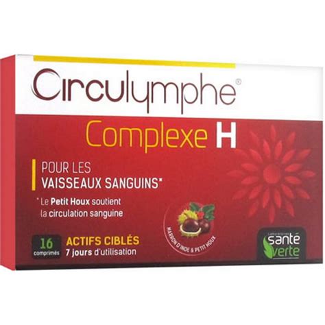 Santé Verte Circulymphe Complexe H Comprimés x 16 I Achat