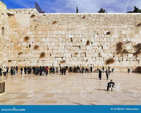 Pared Occidental En Jerusal N Imagen De Archivo Editorial Imagen De