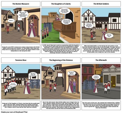 American Revolution Storyboard By 8a90a17c