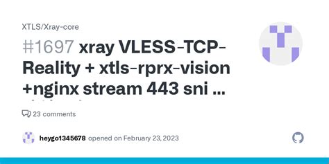 xray VLESS TCP Reality xtls rprx vision nginx stream 443 sni 分流端口复用