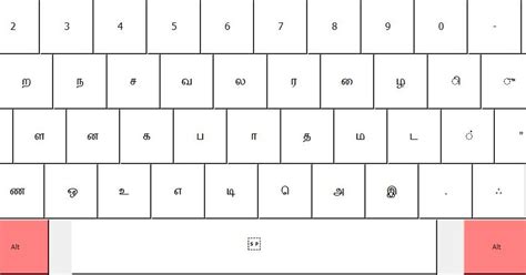 KARTHICK's blog: Tamil Bamini Unicode keyboard