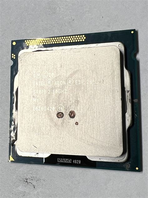 Intel Xeon E3-1265L V2 2.50GHz 4-Core 8MB LGA1155 Server Processor CPU ...