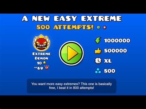 The New Easiest Extreme Demon In Geometry Dash Youtube