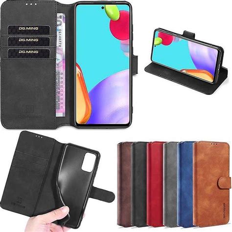 DG Ming Wallet 3 kort Samsung Galaxy A52s 5G rød Pris