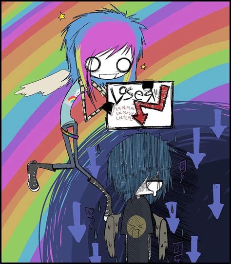 Pin By F3ll0w On Guardado Rápido Scene Kid Art Scene Emo Art Emo Art