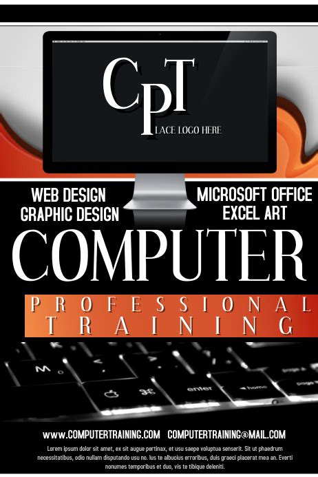 Copy Of Computer Training Postermywall