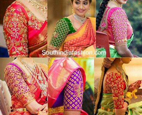 8 Most Trending Silk Saree Blouse Designs –South India Fashion