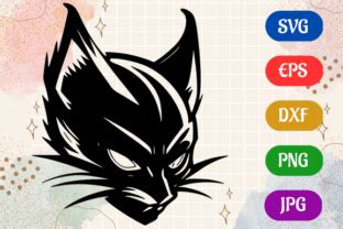 Wildcat | Black and White Logo Vector Graphic by Creative Oasis ...