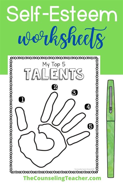 Free Printable Self Esteem Worksheets For Youth