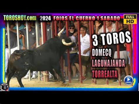 FOIOS PEÑA EL CUERNO 2024 SABADO 1 TOROS TV 2024 TORREALTA LAGUNAJANDA