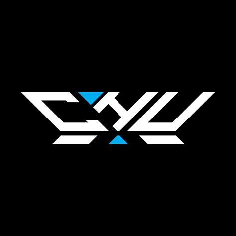 chu letter logo vector design chu simple  modern logo chu