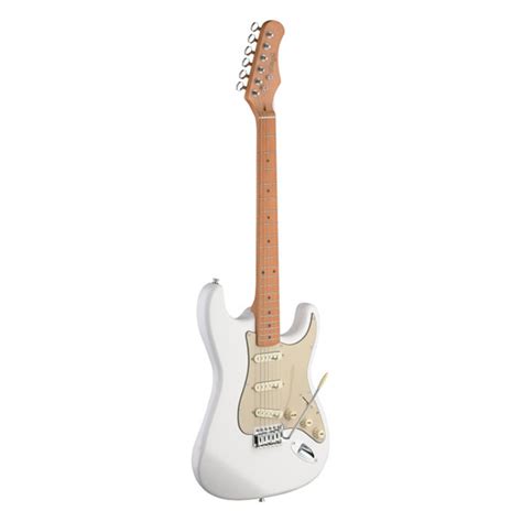 Guitarra Electrica Stratocaster Vintage Trastiera De Maple Color Crema