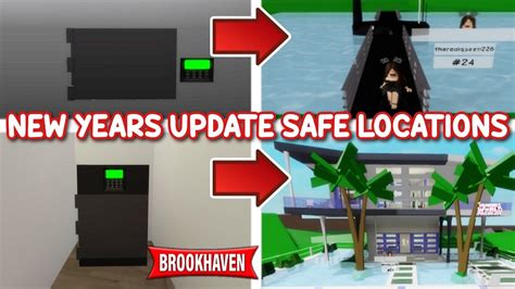 💰⚠️submarine And Premium House Secret Safe Locations In Brookhaven 🏡rp