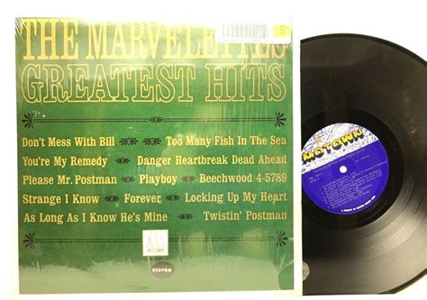 The Marvelettes Greatest Hits 1981 Stereo in-shrink LP Vinyl Record ...