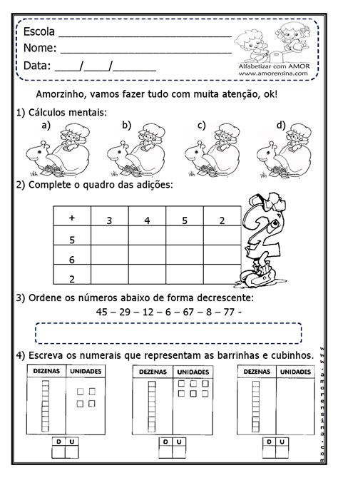 Atividade De Matematica 2 Ano Adição Edulearn