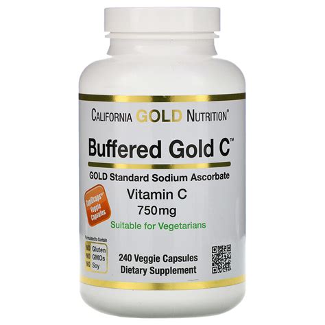 California Gold Nutrition Gebufferde Vitamine C Capsules Mg