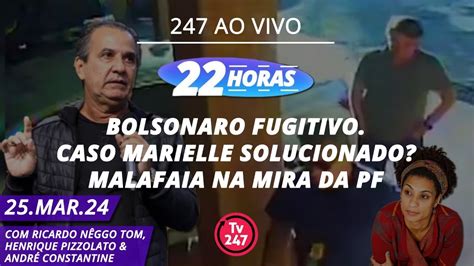 22 Horas Bolsonaro Fugitivo Caso Marielle Solucionado Malafaia Na