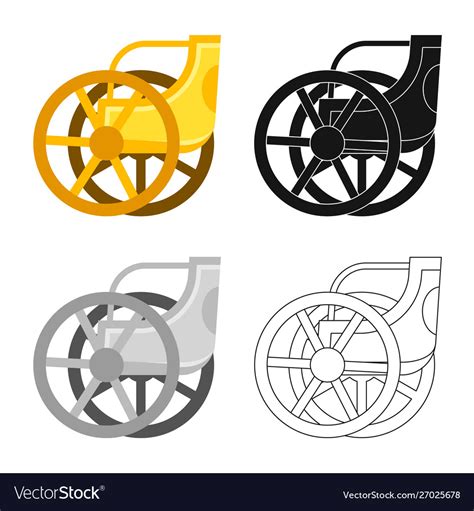 Chariot and helios symbol Royalty Free Vector Image