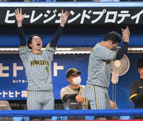 阪神3連勝で単独3位浮上 原口が値千金の決勝タイムリー 今季は残り1試合 阪神タイガース デイリースポーツ Online