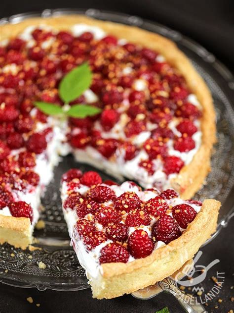 Crostata Di Yogurt E Lamponi Senza Burro Senza Uova Vegan