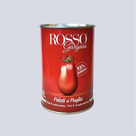 Tomato Peeled Whole Pelati Di Puglia By Rosso Gargano G Can