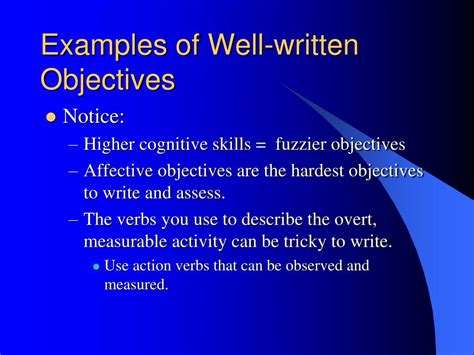 Ppt Writing Instructional Goals And Objectives Powerpoint