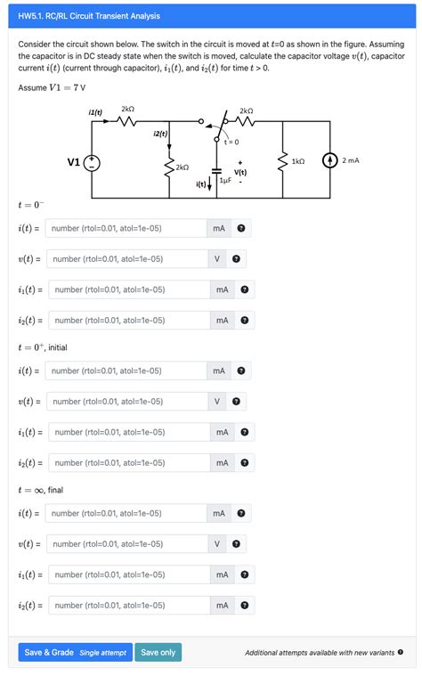 Solved Consider The Circuit Shown Below The Switch In The Chegg