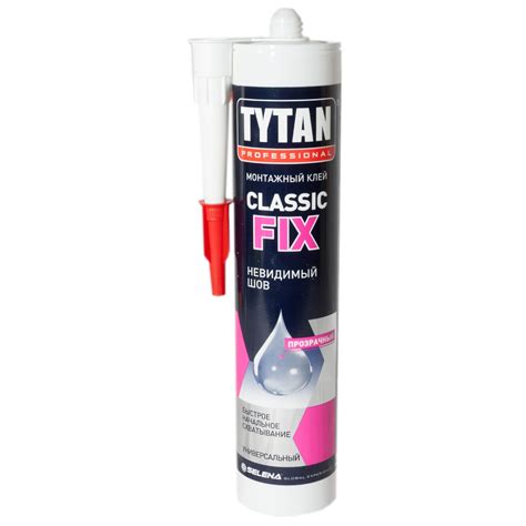 Клей монтажный Tytan Professional Classic Fix 310 мл прозрачный ...