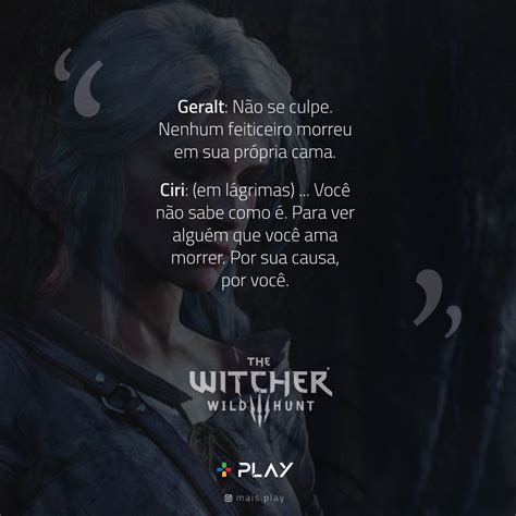 Frases Interessantes De The Witcher 3 Wild Hunt Mais Play