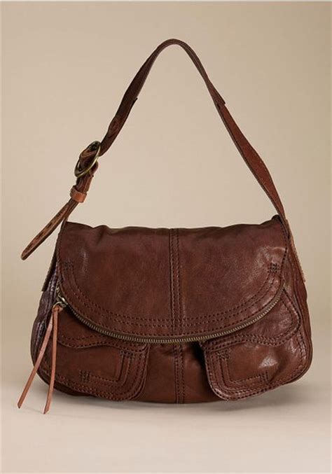 Lucky Brand Leather Stash Bag In Brown Lyst