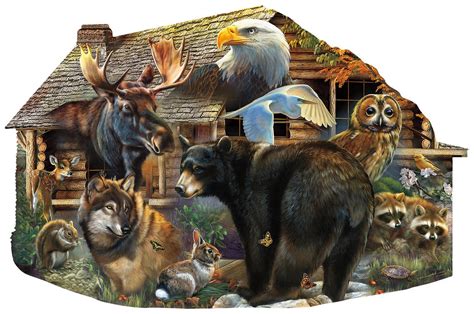 Puzzle Cabina Della Fauna Selvatica 1 000 Pezzi Puzzle Mania It