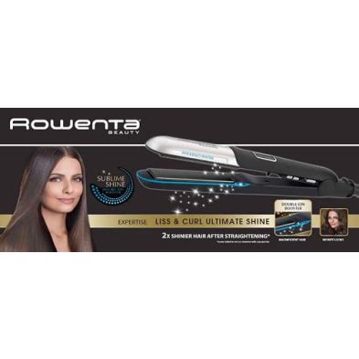 Plancha De Pelo Rowenta Liss Curl Ultimate Shine Sf Off