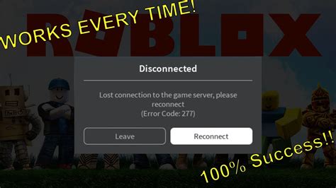 How To Permanently Fix Roblox Error Code 277 In 2020 100 Success Rate