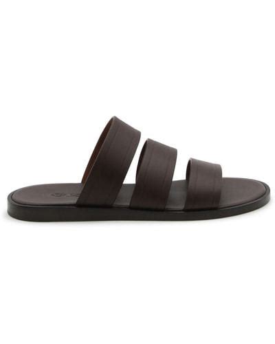 Loro Piana Leather Sandals For Men Online Sale Up To 35 Off Lyst