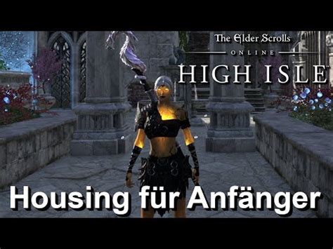 Teso Tipps Housing für Anfänger The Elder Scrolls Online YouTube