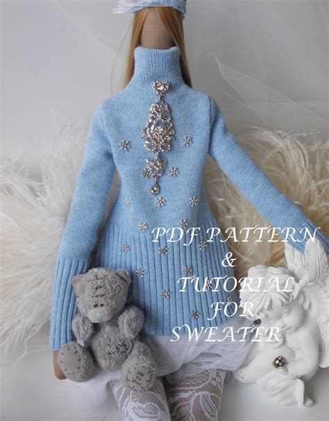 Pdf High Collar Sweater Sewing Pattern And Tutorial For Tilda Doll